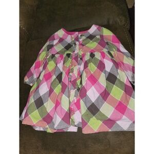 Gymboree berry cute plaid‎ dress size 12 18 months